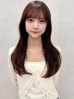 アッシュ 笹塚店(Ash)&nbsp;レイヤーロング/ヘルシースタイル/韓国ヘア/ベビーピンク/笹塚