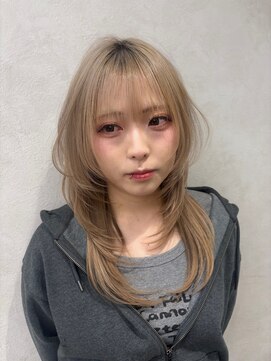 ロンド マーレ 天神大名店(Lond mare) 大人ガーリー/似合わせカット/ミディアムレイヤーカット