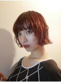 イメチェン/ピンクベージュ/アンブレラカラー/前髪【千葉駅】