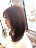 白髪ケア×ツヤショコラブラウン
