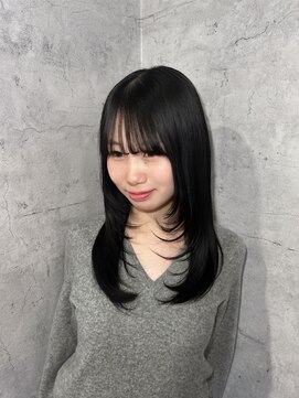 アフィナー 新宿(Afinar) ブリーチハイライト髪質改善ダブルカラーレイヤーカット/新宿駅