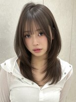 アイトーキョーエス 渋谷(AI TOKYO S)&nbsp;ミルクティーブロンド/ダークブルー/ハッシュカット/渋谷