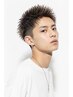 『男性限定/ヘッドスパ20分』メンズカット+炭酸スパ+眉カット[men's/眉毛]