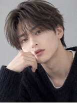 メンズ レガロ 八尾(MEN'S regalo)&nbsp;スペインカールセンターパートツーブロックフェードカットメンズ