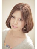 ふわゆるカールのボブ