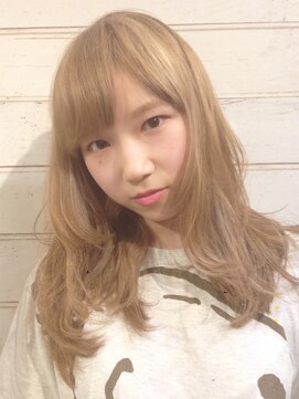 ミュリール(MiULiiR) 色素薄めホワイトブラウン×ナチュラルゴールドハイライトMIX