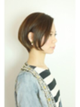 美容室 パルス 静岡鷹匠店(PALS) 耳かけが大人かわいい☆レディなラウンドショートボブ
