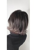 【lee 京橋】レトロボブ×シースルーカラー