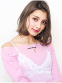 『毛束感 ×グレージュ』☆ひし形シルエット切りっぱなしボブ☆