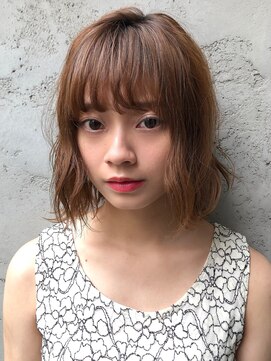 ミィ 表参道(mee.) 【mee.】 ラフ巻き 伸ばしかけ ボブ