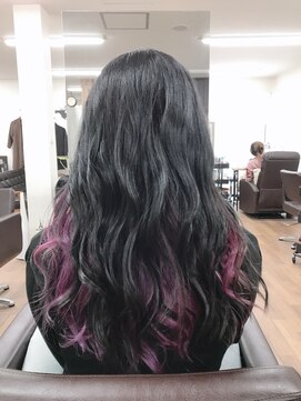 トリント 蘇我(TRINT) ダークアッシュ×インナーピンクパープル