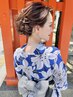 ゆかた着付のみ⇒2000yen【花火大会のご予約はお早めに☆】