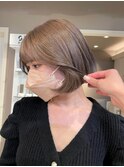 ba225_透明感2wayバングオン眉ショートモカブラウンボブウルフ