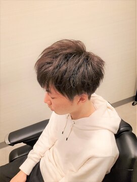 ネクサス 田町店 ブラウン/刈り上げ/ナチュラル/好感度/マッシュ/2ブロック