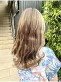 白髪ぼかしハイライト