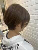 デイジー インデックスヘア 大島店(DAISY index hair)&nbsp;くびれショート×ブリーチなし透明感カラー￥9900