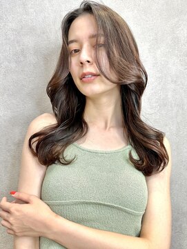 ロンド フィーユ(Lond fille) くびれレイヤー☆クリアベージュ 顔周りカット