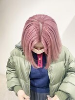 ユウル 横浜(juhl.)&nbsp;ブリーチ/ベビーピンク/ピンクカラー/ダブルカラー/ハイトーン