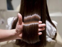 業界最多の髪質改善成分配合トリートメントを使用。＃髪質改善