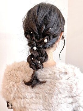 セイドット リー(Say. Ree) Say.ヘアセット結婚式2次会ヘアメイク編み下ろし表参道青山原宿