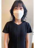 ミディアムレイヤーボブ