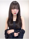 《袴田》ロングレイヤー/ワンカール/前髪