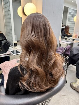 ロンドポレール 北千住(Lond polaire) メルティカラー似合わせカットウェーブミディアム髪質改善韓国