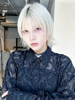 アルバム 池袋(ALBUM)&nbsp;ミディアムショートウルフレイヤーウルフカット_F50077