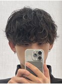 ツイストスパイラルパーマツイストパーマメンズマッシュパーマ