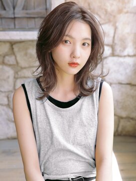 カライング(ing) 大人可愛い20代30代40代セミロングレイヤー小顔くびれ