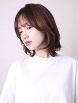 ヨファヘアー 岡本店(YOFA hair)&nbsp;似合わせカット20代30代40代くびれヘアハイライトカラー0801