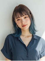 ランデブー 大宮(Rende-Zvous)&nbsp;くびれヘア/アプリコットオレンジ/夏のヘアアレンジ/大宮