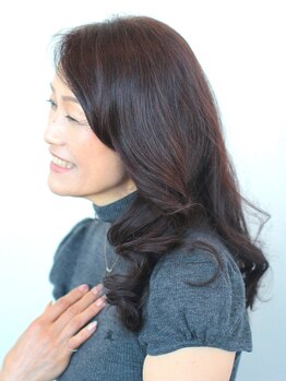 クルール エム(couleur M)の写真/大人女性から大好評のエレガンスライン☆エイジングケア成分配合でコシのある若々しく上質な仕上がりに♪