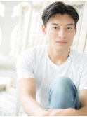 mod's姪浜/ダークアッシュビジネスサイドパートメンズショートi