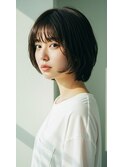 30代40代50代絶壁解消ひし形小顔前下がりショートボブ【越谷】