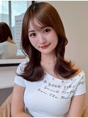 レイヤーカット*くびれヘア*ロングヘア*顔周りカット*髪質改善