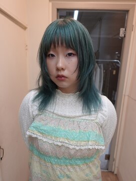 ココアベージュ/オリーブグレー/クラゲヘアー/小顔　[新潟/万代]