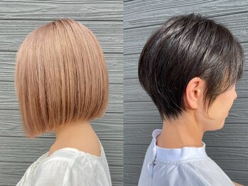 ミルスク(MIRSK.)の写真/似合わせ×再現性の高さが自慢の《MIRSK.》のショートヘアは、洗練されたフォルムで小顔魅せ効果も抜群◎