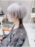 ツートンカラーウルフ/メンズライク