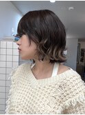 エンドカラー　裾カラー