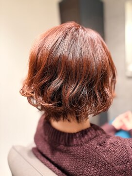 カレラ 新松戸店(KARERA) くせ毛を生かした大人クラシカルなレトロボブ×髪質改善tr