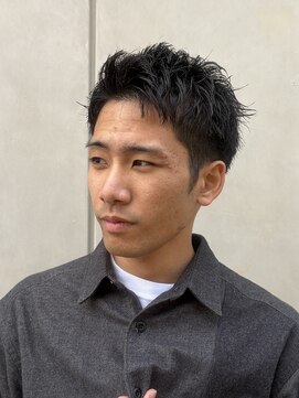 アリーム(Areem) 香川スパイキーショートルーズパーマメンズショート高松