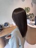 メンテナンスカット+髪質改善トリートメントカラー