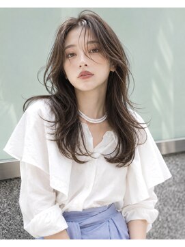 サンク(thank) 大人のハッシュレイヤー透明感オリーブベージュ