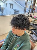 船橋駅MEN’S/波巻きツイストスパイラル/ニュアンスパーマ