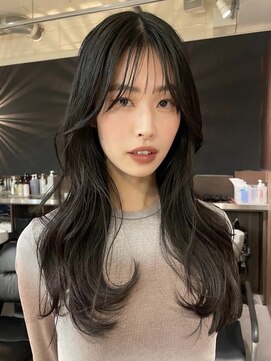 ダブミックス(DaB MIX) くびれヘアレイヤーカット顔まわりカットロングレイヤー