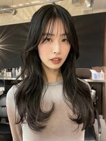 ダブミックス(DaB MIX) くびれヘアレイヤーカット顔まわりカットロングレイヤー