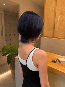エンノア 池袋(ENNOA) ウルフボブマッシュウルフミディアムレイヤーボブハイトーン