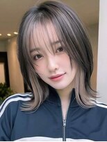 ロッソ 大橋店(Rosso) 暗髪とグレージュのくびれボブ【大橋】