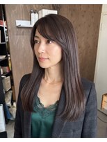 零秒女髪 千里丘店&nbsp;上品で艶やか髪質改善ロングスタイル艶髪美髪髪質改善カラー艶感